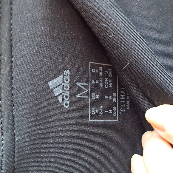 Adidas woman's size Med climalite striped legging - Picture 2 of 7